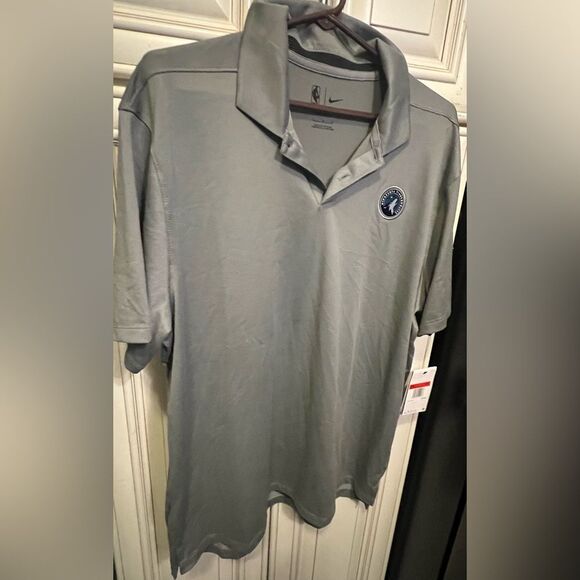 Minnesota Timberwolves Nike Golf Black Dri-Fit Polo NBA Men's Size L - Picture 1 of 10